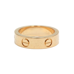 Bague Alliance CARTIER "Love" en or rose et saphir - Castafiore