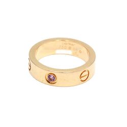 Bague Alliance CARTIER "Love" en or rose et saphir - Castafiore