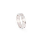 Bague Alliance CARTIER "Love" en platine - Castafiore