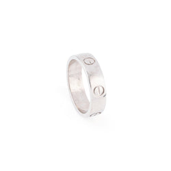 Bague Alliance CARTIER "Love" en platine - Castafiore