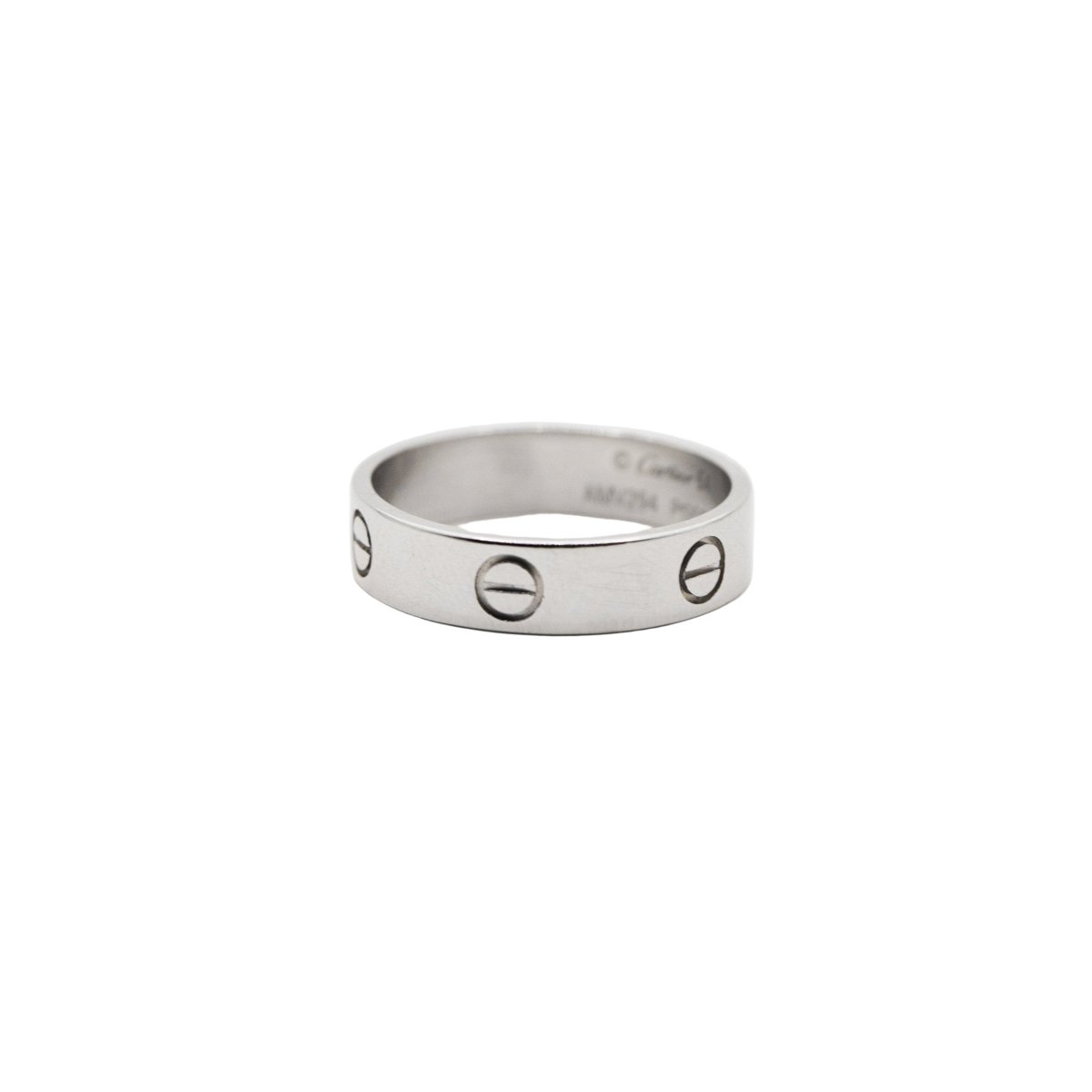 Bague Alliance CARTIER "Love" en platine - Castafiore