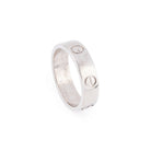 Bague Alliance CARTIER "Love" en platine - Castafiore