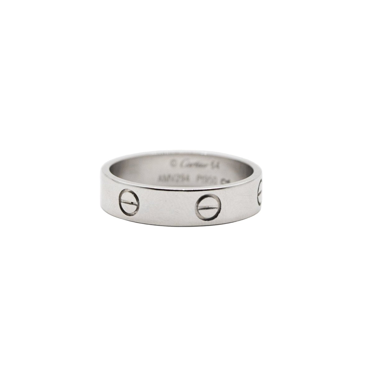 Bague Alliance CARTIER "Love" en platine - Castafiore