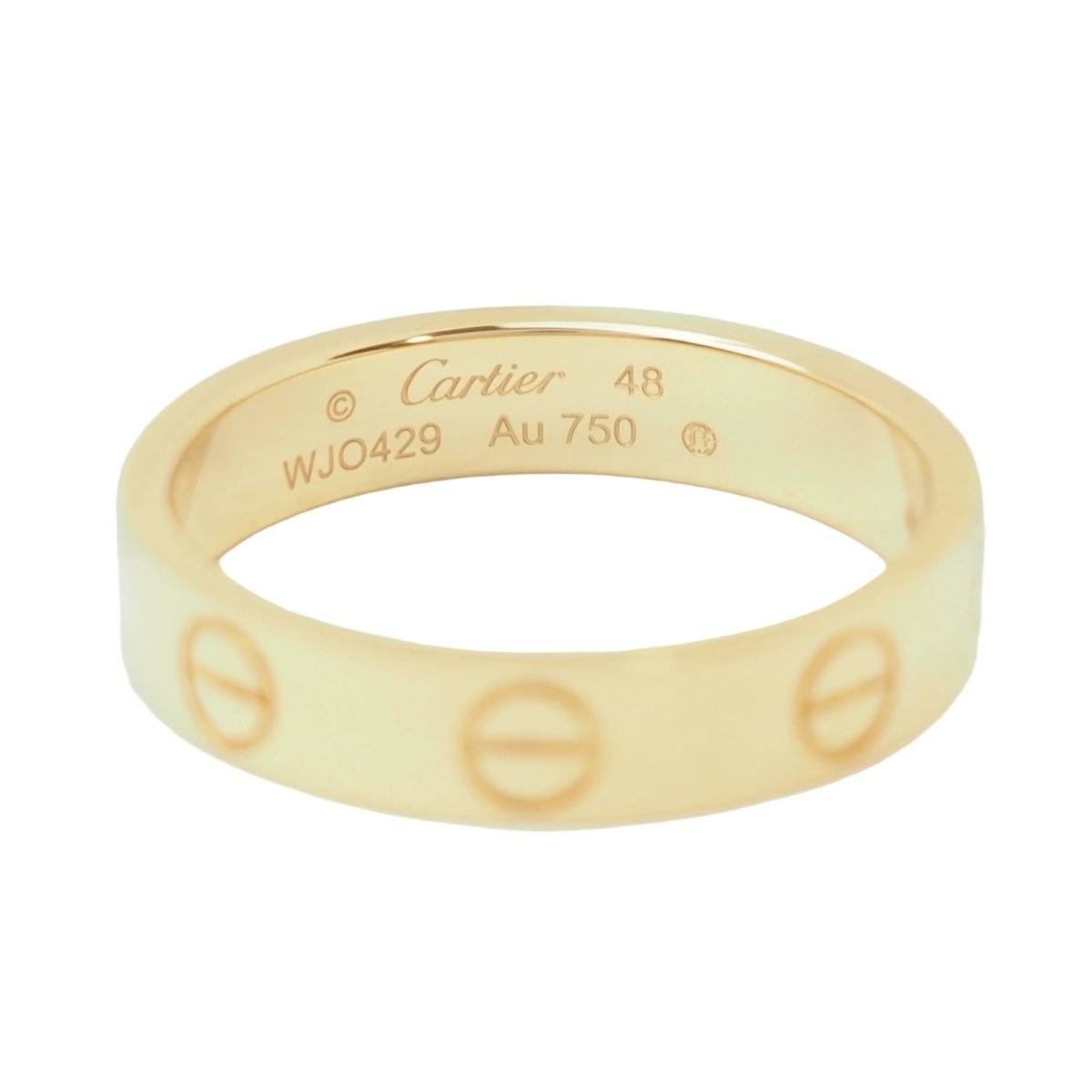 Bague Alliance CARTIER "Love" PM en or jaune - Castafiore