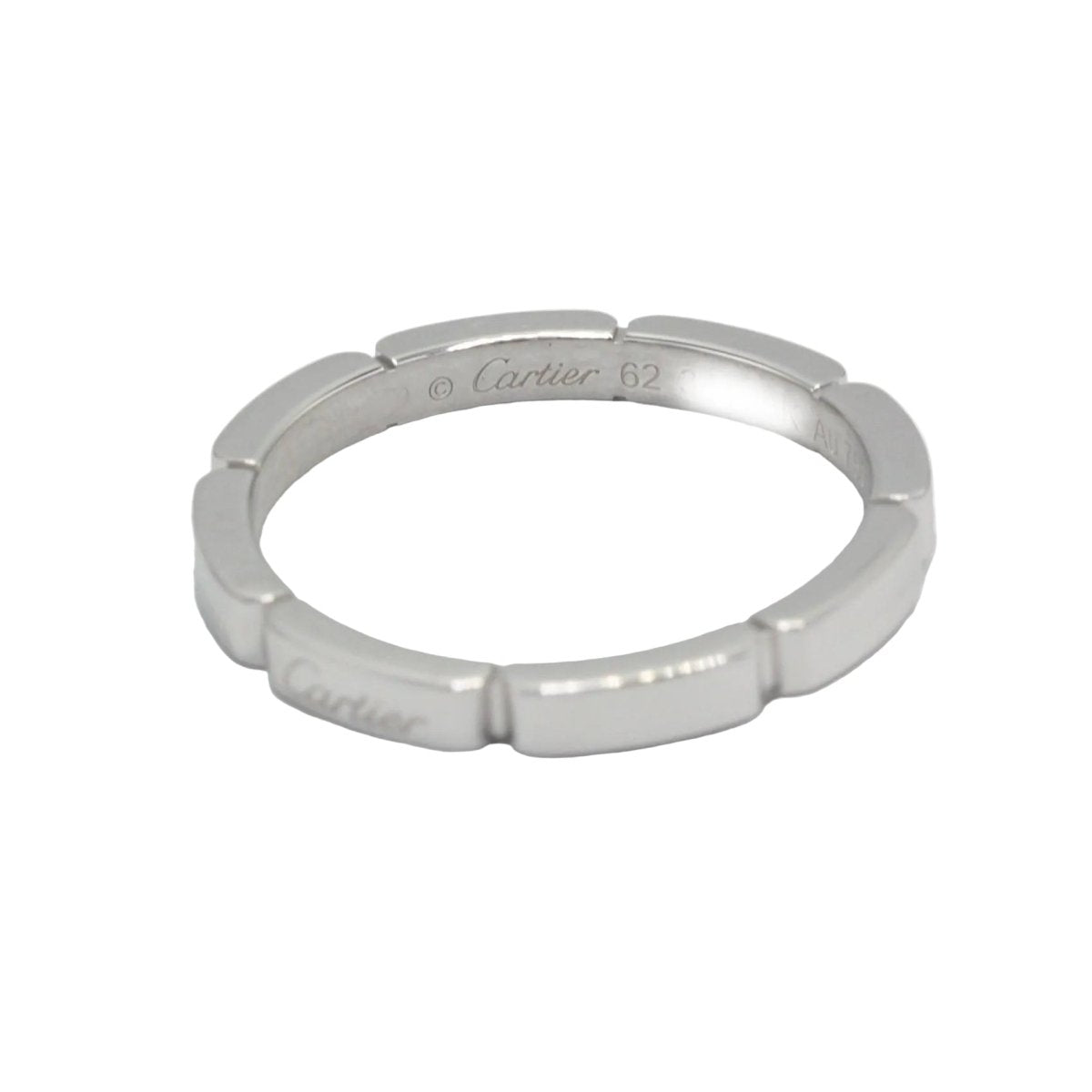 Bague Alliance CARTIER "Panthère" en or blanc - Castafiore