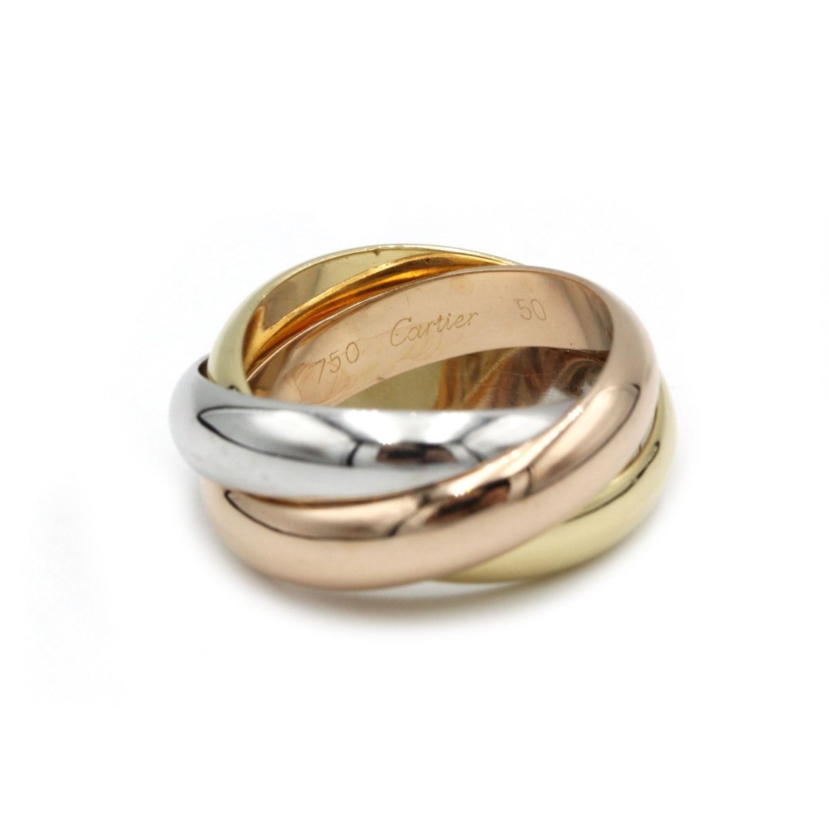 Bague Alliance CARTIER "Trinity" 3 ors - Castafiore