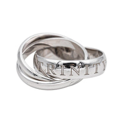 Bague Alliance CARTIER "Trinity" en or blanc - Castafiore