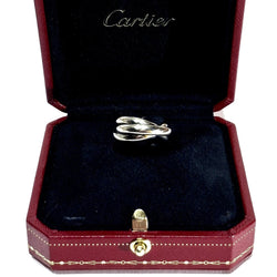 Bague Alliance CARTIER "Trinity" en or blanc - Castafiore