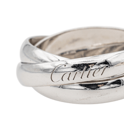 Bague Alliance CARTIER "Trinity" en or blanc - Castafiore