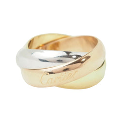 Bague Alliance CARTIER "Trinity" en or blanc, or jaune et or rose - Castafiore