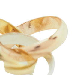 Bague Alliance CARTIER "Trinity" en or blanc, or jaune et or rose - Castafiore