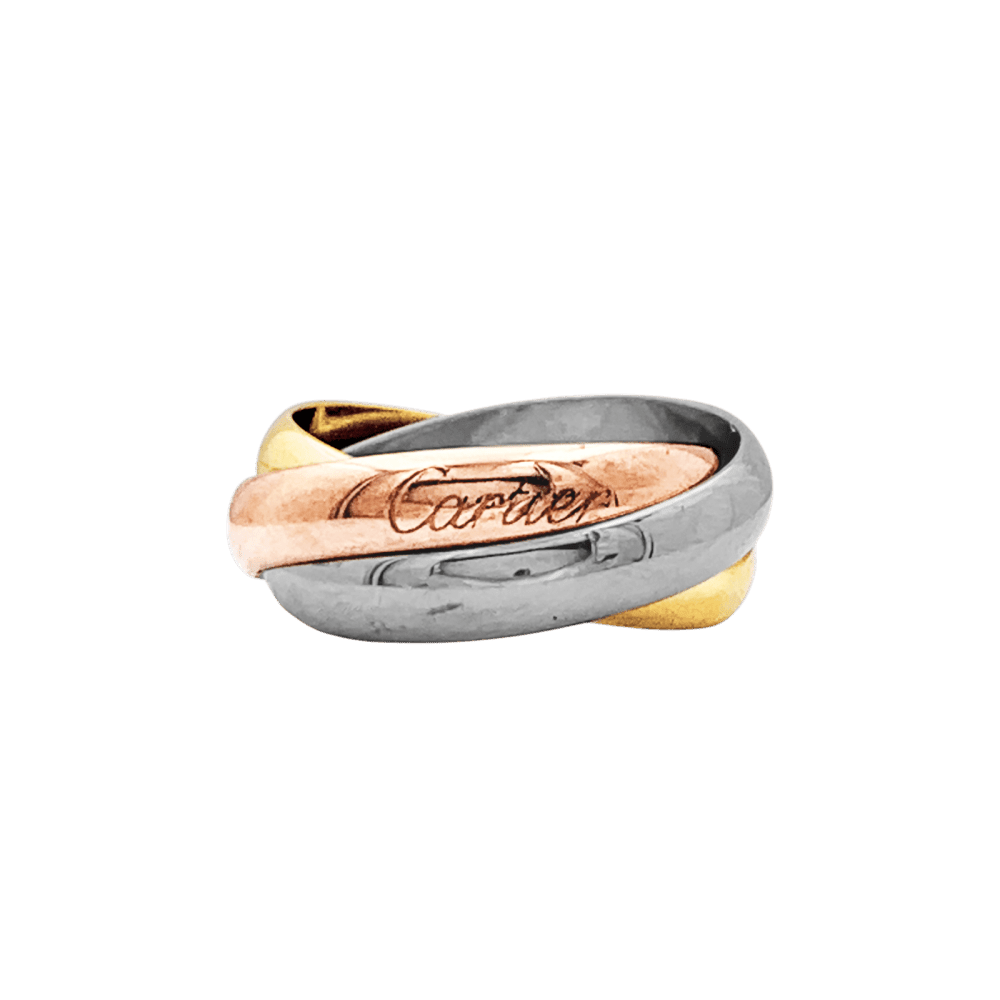 Ring Cartier, "Trinity" model, three-tone gold.