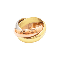Ring Cartier, "Trinity", yellow gold, white gold, rose gold.