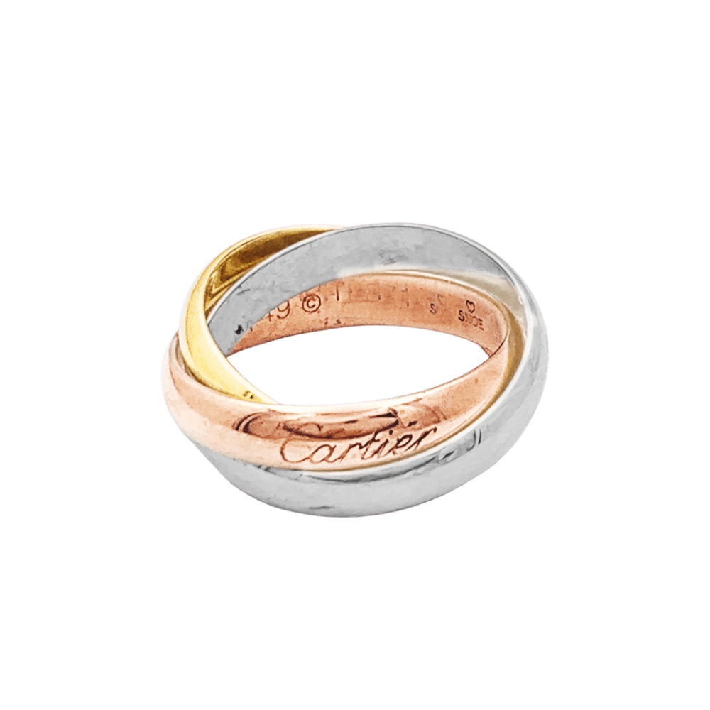 Ring Cartier, "Trinity" model, three-tone gold.