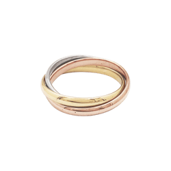 Ring Cartier, "Trinity", 3 gold, small model.
