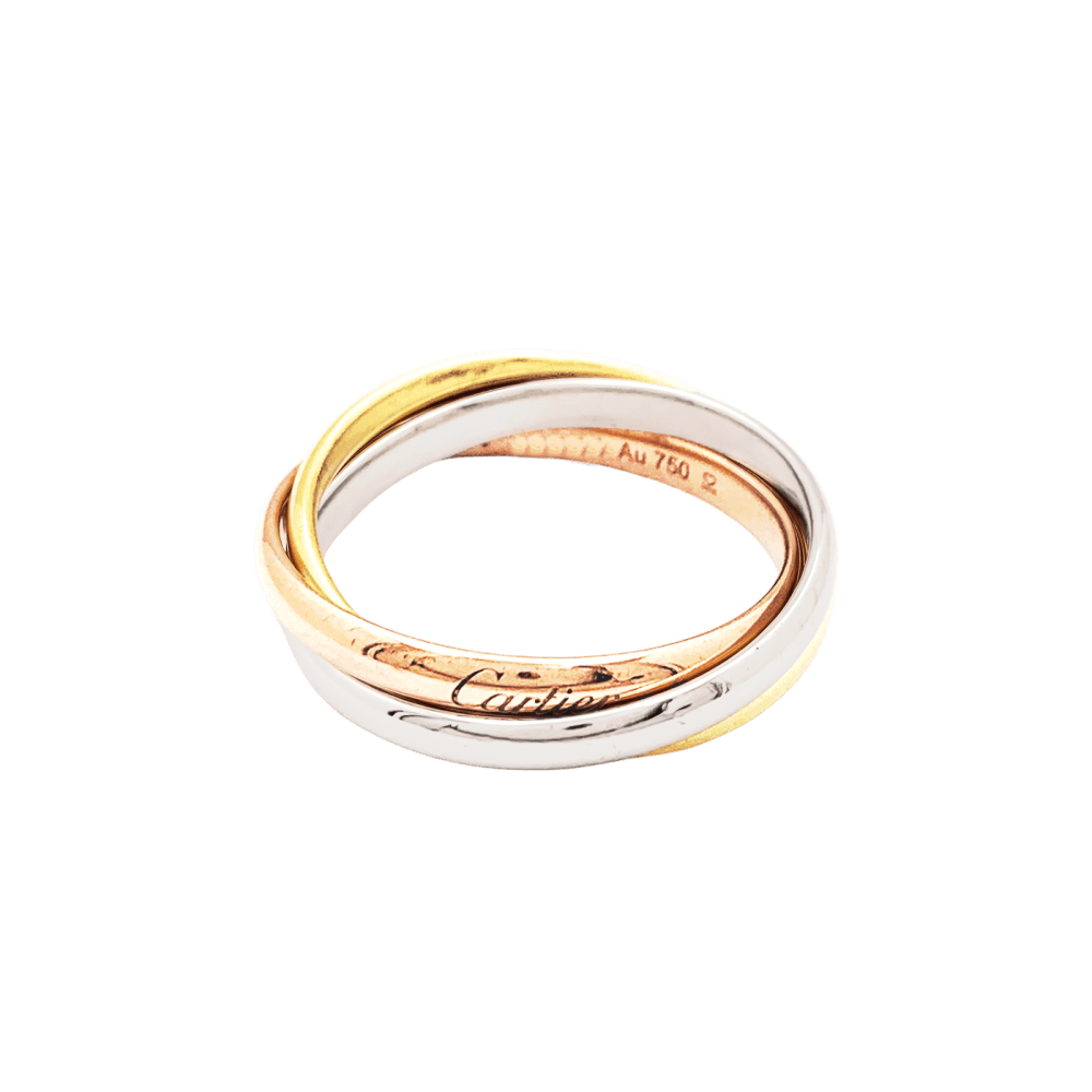 Ring Cartier, "Trinity", 3 gold, small model.