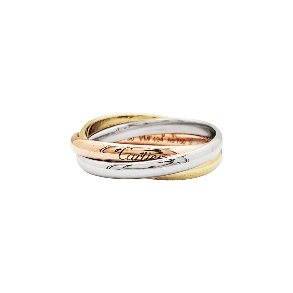 Ring Cartier, "Trinity", 3 gold, small model.