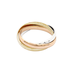 Ring Vintage Cartier, "Trinity", 3 golds.
