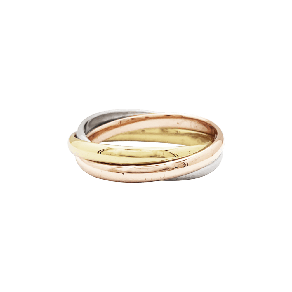 Ring Cartier, "Trinity", 3 gold, small model.