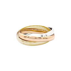 Ring Vintage Cartier, "Trinity", 3 golds.