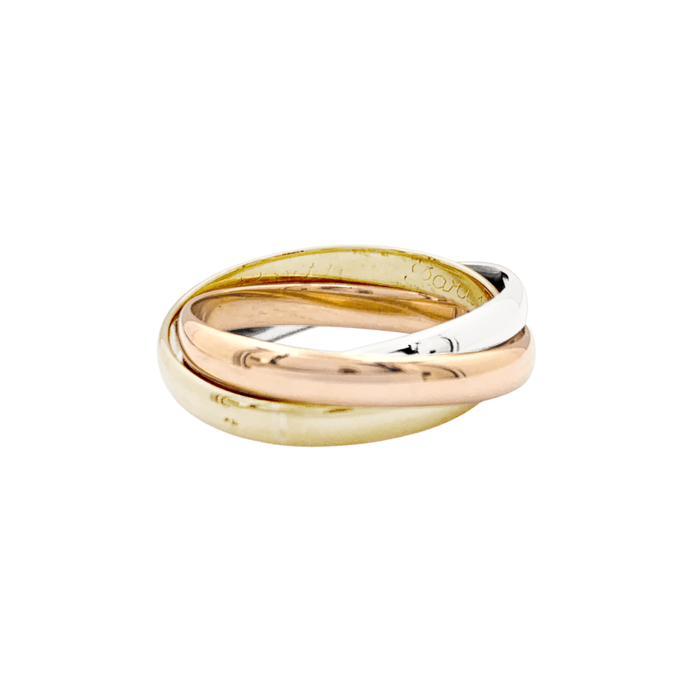 Ring Vintage Cartier, "Trinity", 3 golds.