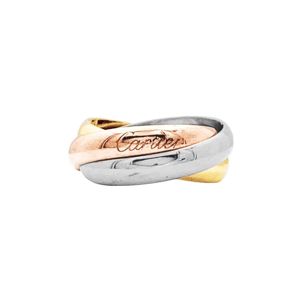 Ring Cartier, "Trinity" model, three-tone gold.