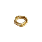 Bague Alliance CARTIER "Trinity" en or jaune et diamants - Castafiore