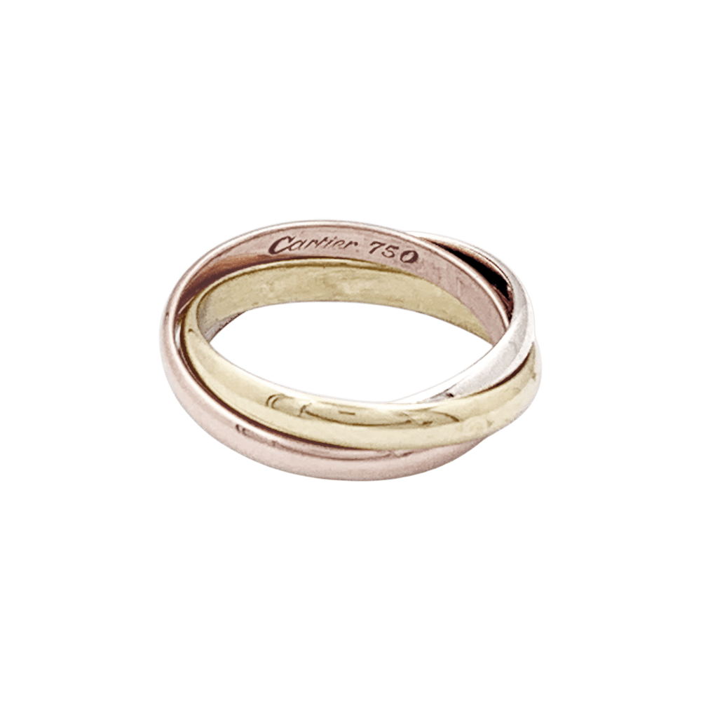 Ring Cartier, "Trinity", three-tone gold.