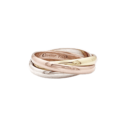 Ring Cartier, "Trinity", three-tone gold.