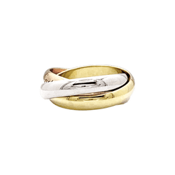 Ring Cartier, "Trinity Classique", three golds.