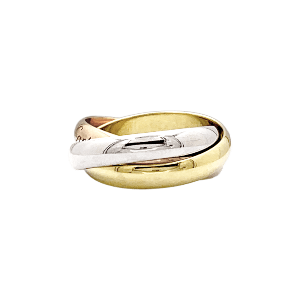 Ring Cartier, "Trinity Classique", three golds.