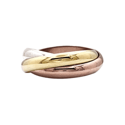 Ring Cartier, "Trinity", three golds.