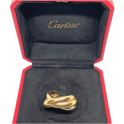 Bague Alliance CARTIER "Trinity" en or jaune, or blanc et or rose - Castafiore