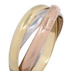 Bague Alliance CARTIER "Trinity" en or jaune, or blanc et or rose - Castafiore