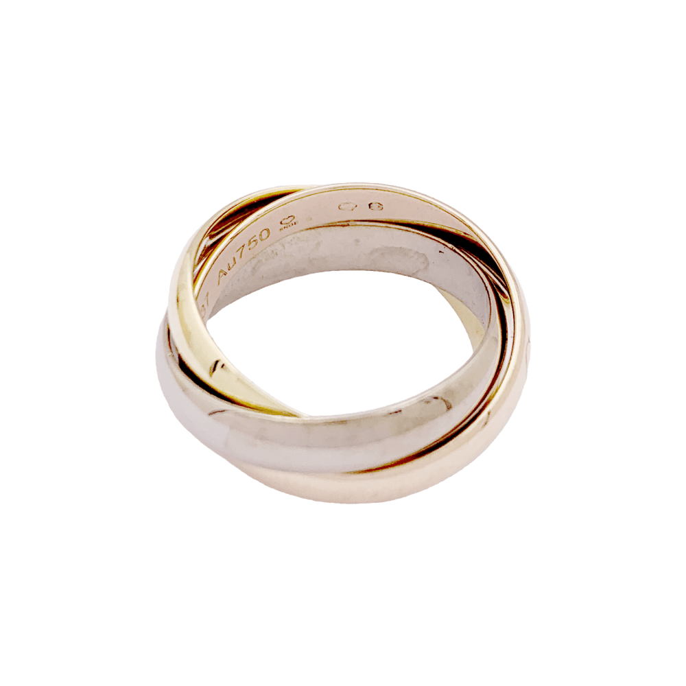 Ring Cartier, "Trinity Classique", three golds.