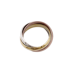 Ring Cartier, "Trinity", three golds.