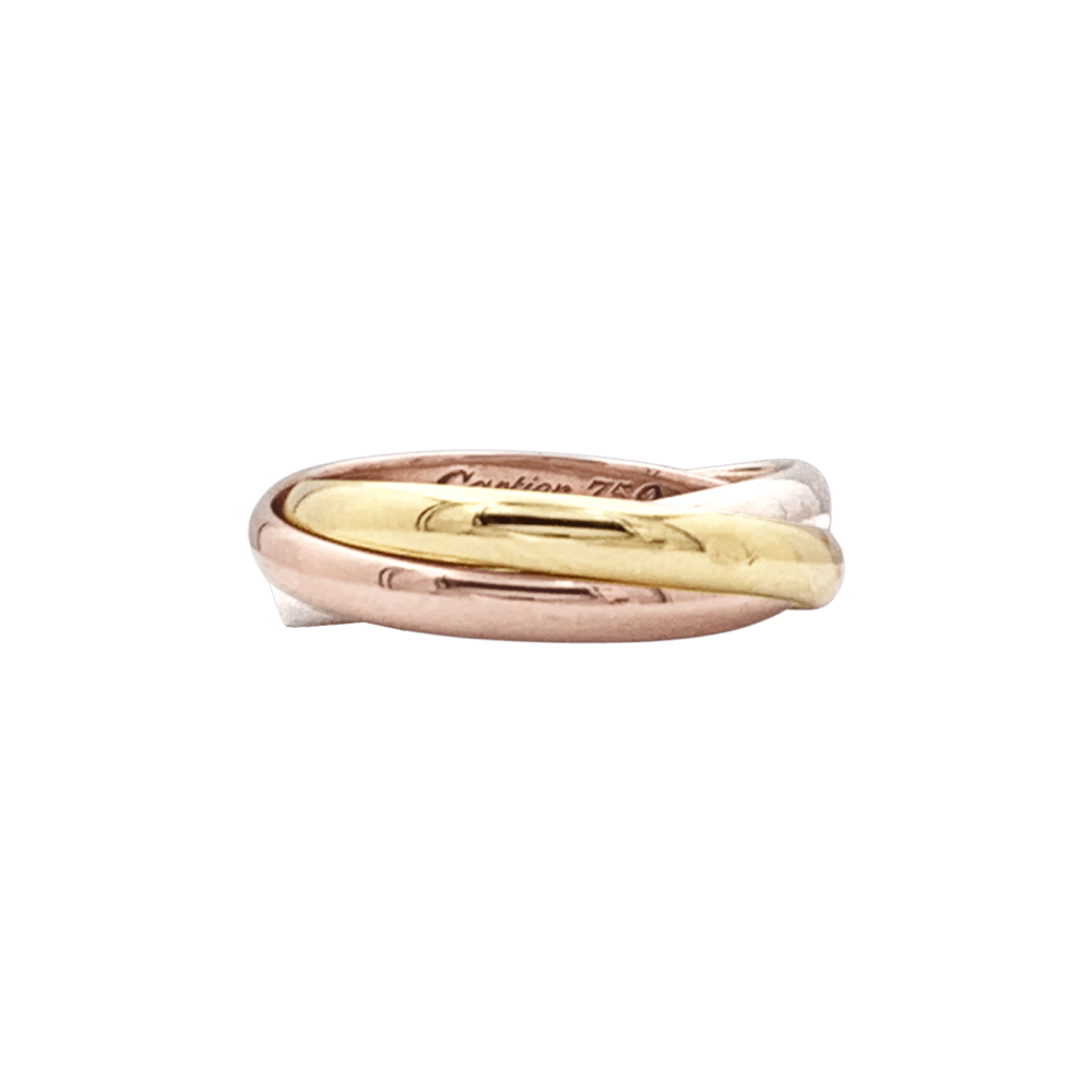 Ring Cartier, "Trinity", three-tone gold.