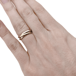 Ring Cartier, "Trinity", three-tone gold.