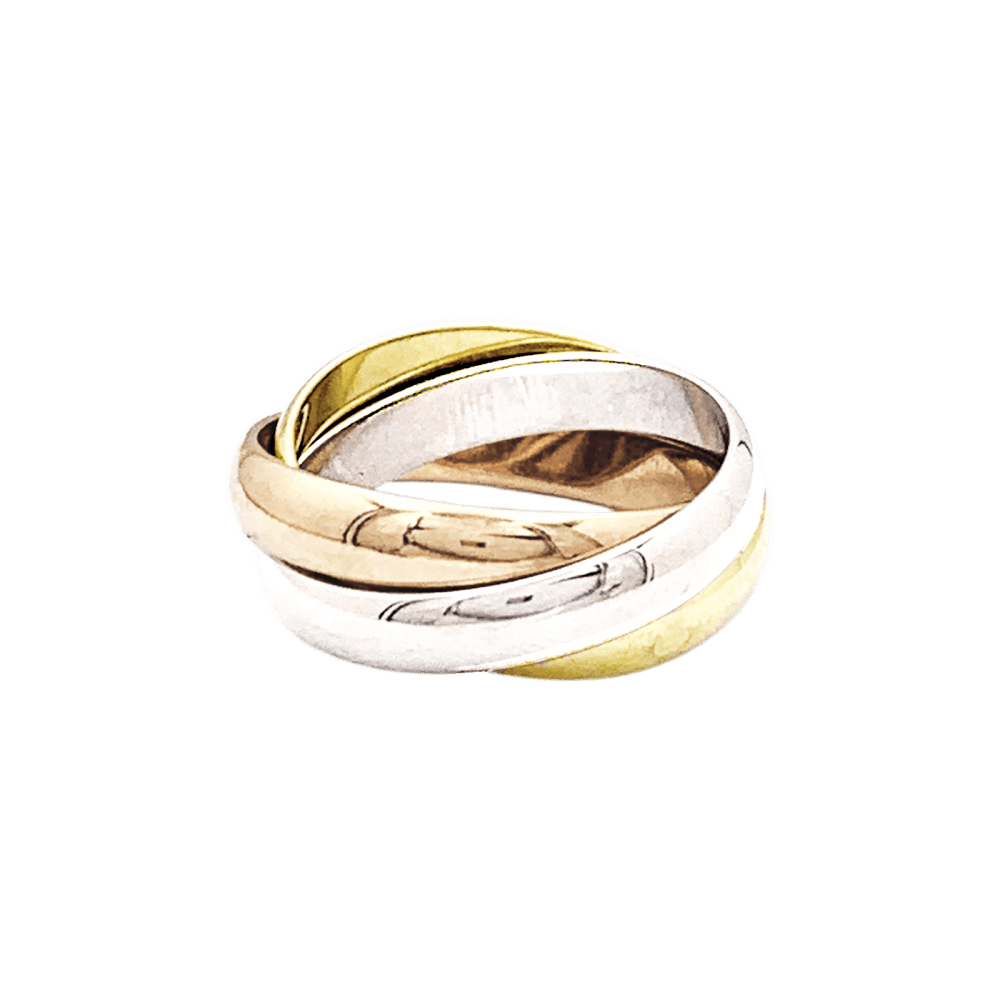 Ring Cartier, "Trinity Classique", three golds.