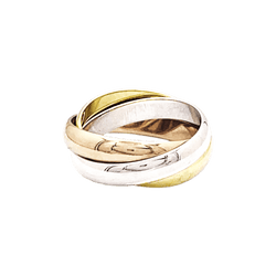 Ring Cartier, "Trinity Classique", three golds.
