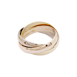 Ring Cartier, "Trinity Classique", three golds.