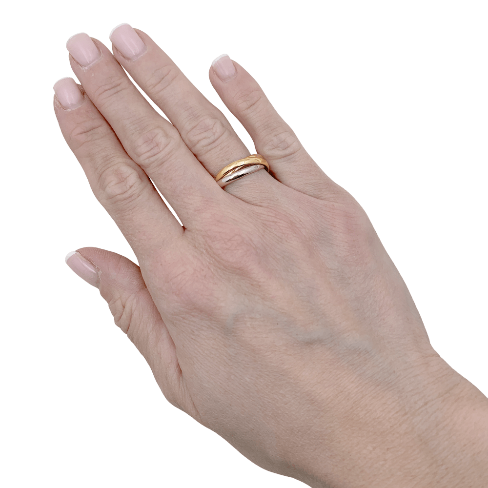 Ring Cartier, "Trinity", three golds.