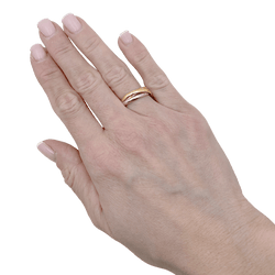 Ring Cartier, "Trinity", three golds.