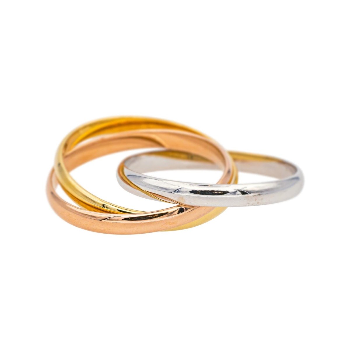 Bague Alliance CARTIER "Trinity" en or rose - Castafiore