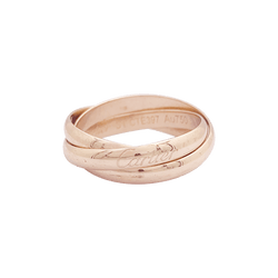 Bague Alliance CARTIER "Trinity" en or rose - Castafiore