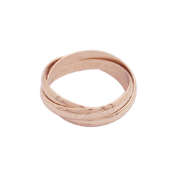 Bague Alliance CARTIER "Trinity" en or rose - Castafiore