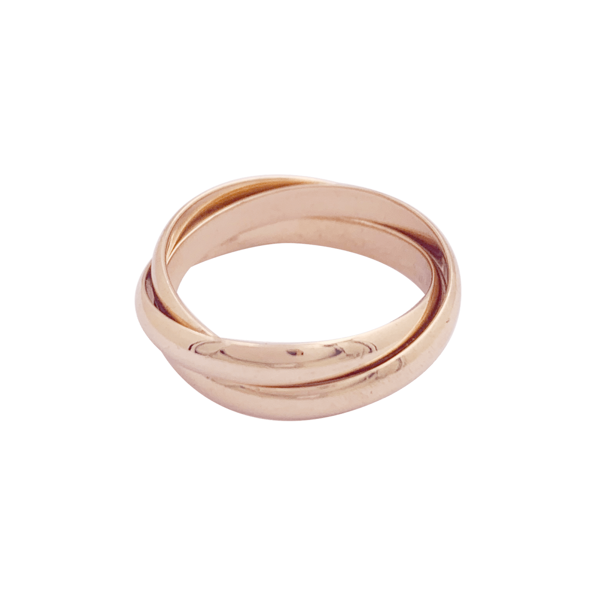 Bague Alliance CARTIER "Trinity" en or rose - Castafiore