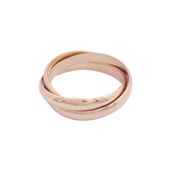 Bague Alliance CARTIER "Trinity" en or rose - Castafiore