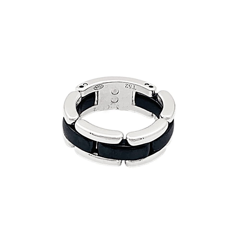 Ring Chanel, "Ultra", white gold and ceramic black.