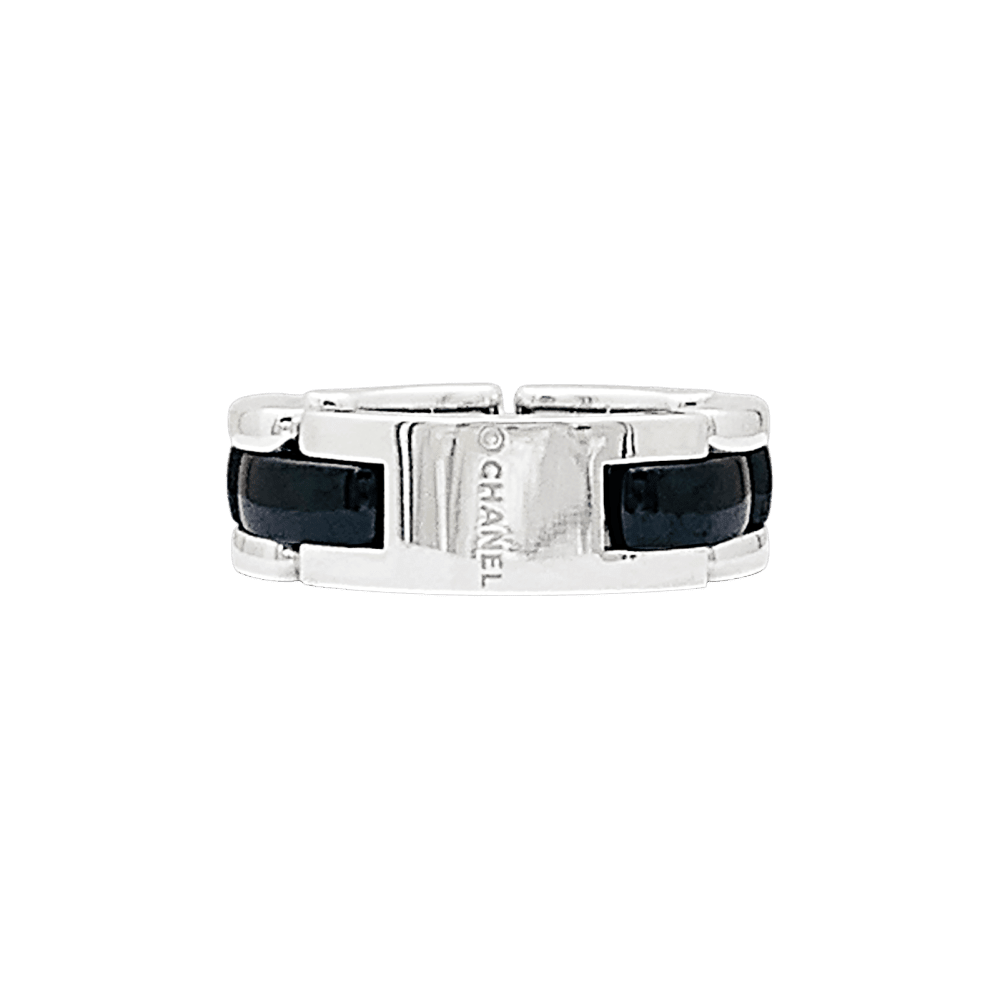 Ring Chanel, "Ultra", white gold and ceramic black.